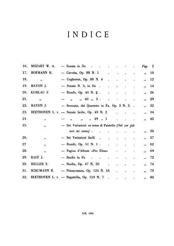 32 Sonatine E Composizioni Diverse - pro klavír